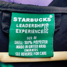 Load image into Gallery viewer, Deadstock Starbucks Leadership Experience 2019 Hooded Windbreaker Jacket Medium
