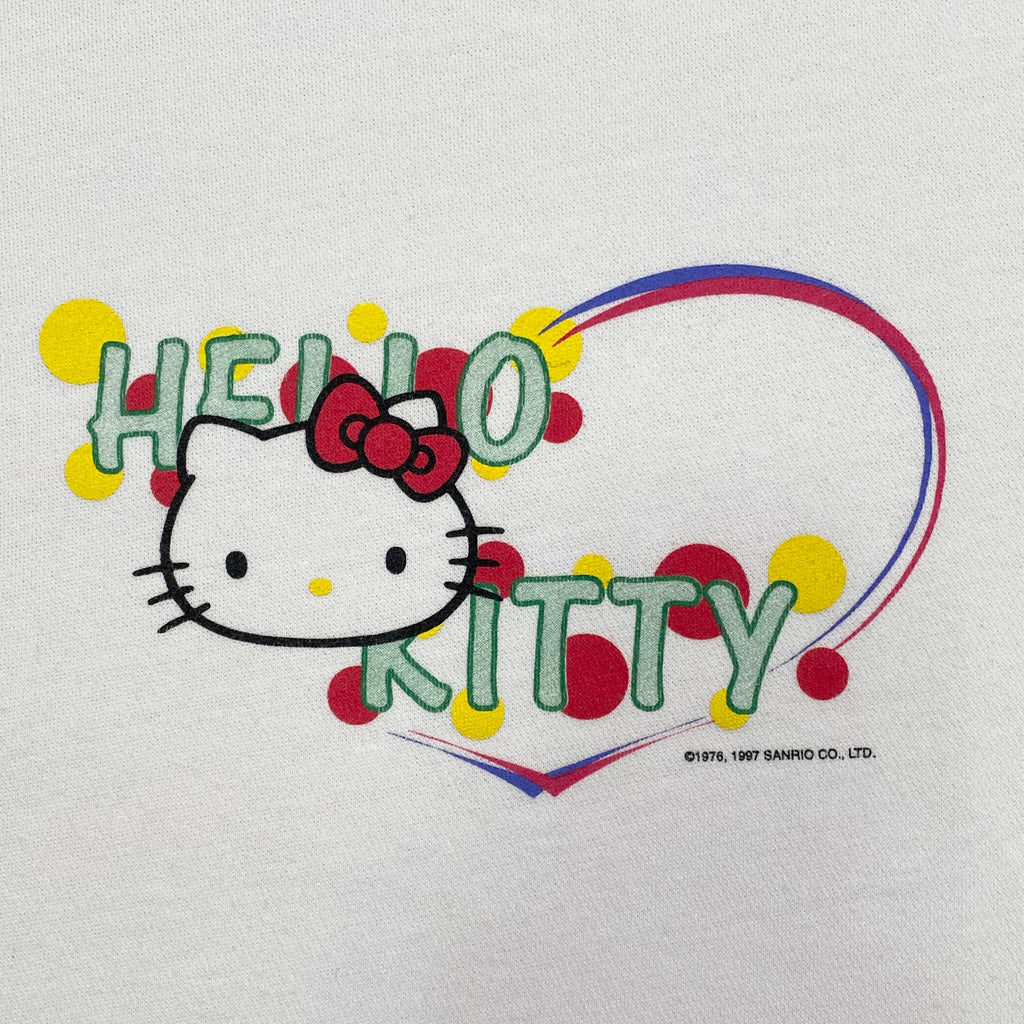 Vintage 1997 Hello Kitty Sweatshirt By Sanrio Girls 12