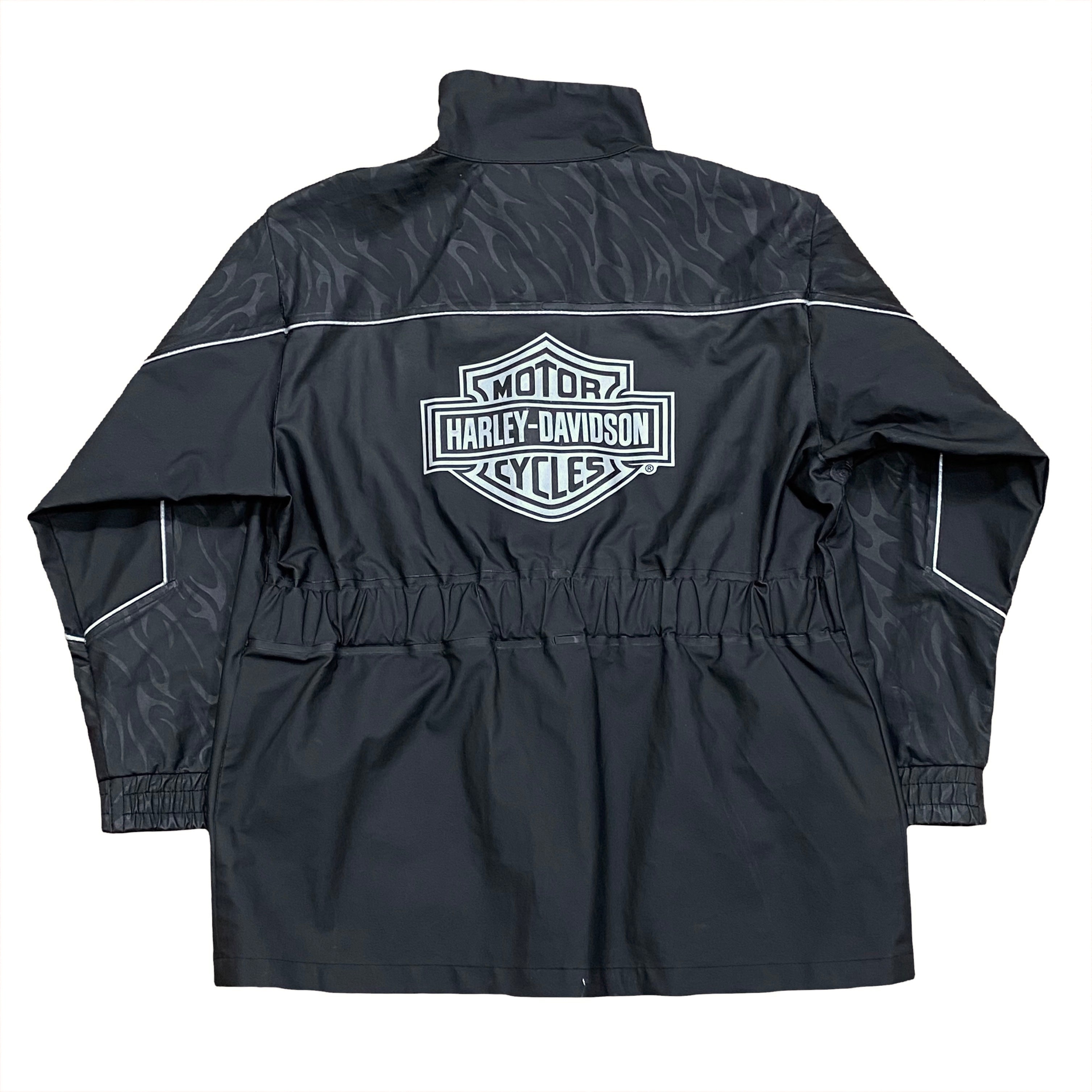 Harley Davidson 3M Reflective Rain Jacket Kids Large