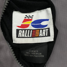 Load image into Gallery viewer, Vintage Ralliart Jackie Chan Gray Fleece Lined Windbreaker Jacket Large
