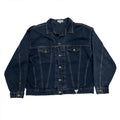 Vintage Guess USA Black Denim Jacket Men’s Large