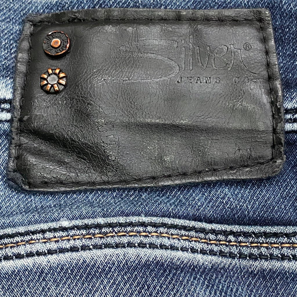 Silver Jeans Eddie Joga Custom Distressed Jeans 31 x 32