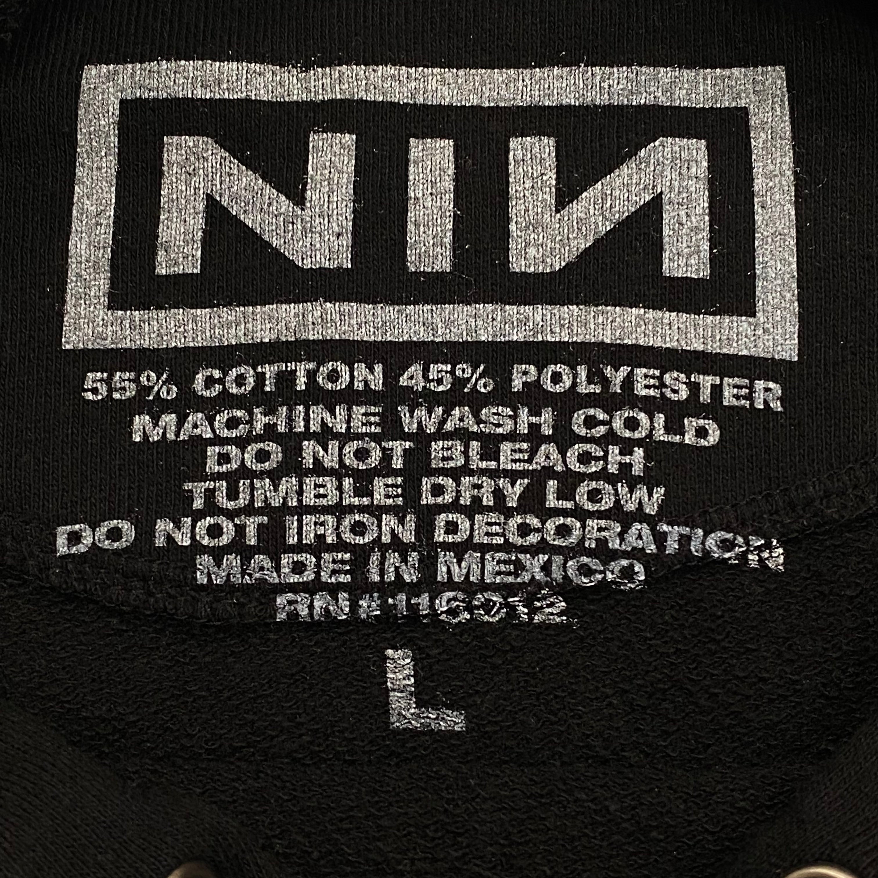 Nine Inch Nails NIN Official Album Promo Hoodie Men’s Large