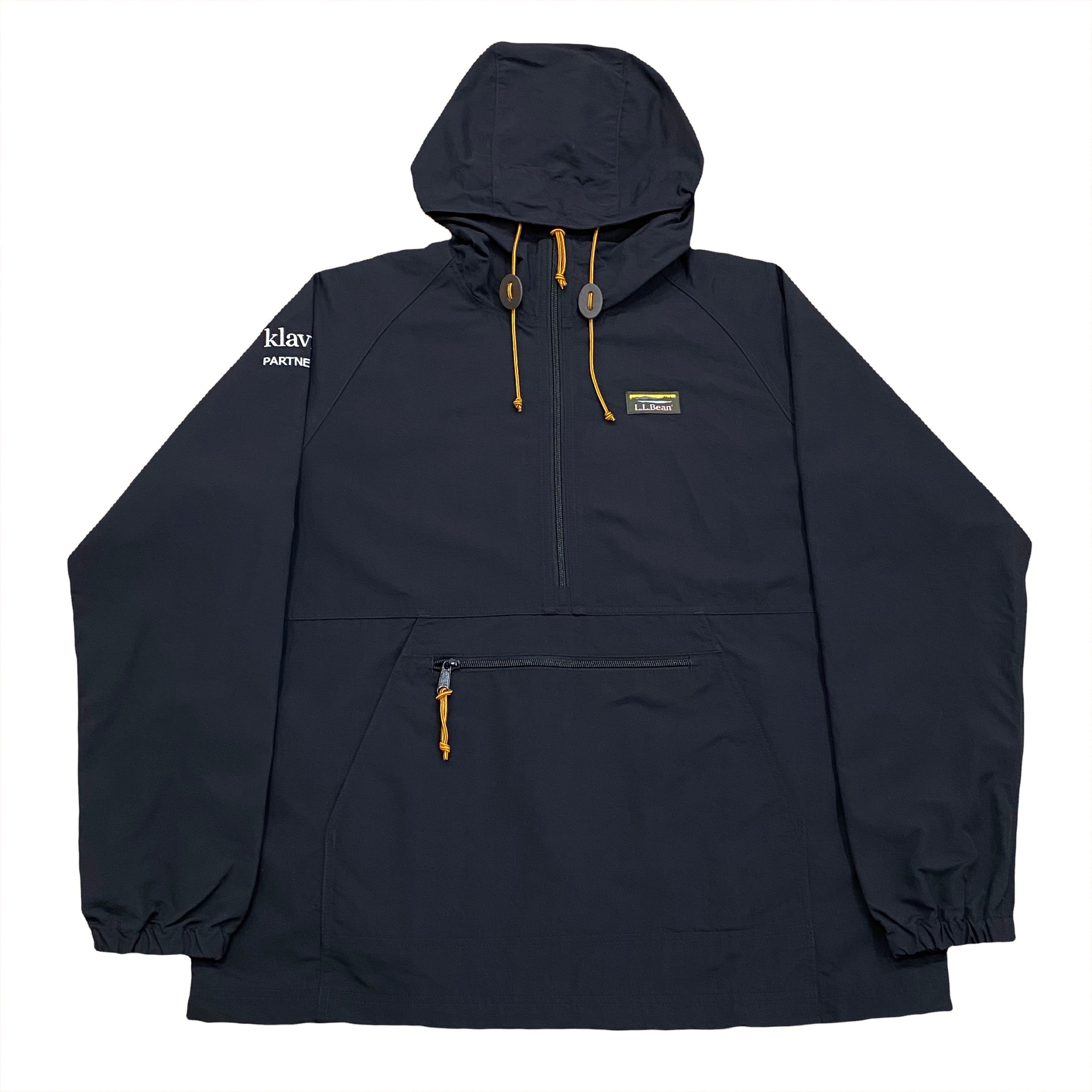 LL Bean Mountain Classic Anorak 1/2 Zip Embroidered Logo Windbreaker Jacket Women’s Large