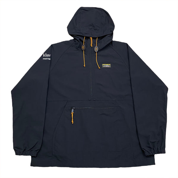 LL Bean Mountain Classic Anorak 1/2 Zip Embroidered Logo Windbreaker Jacket Women’s Large