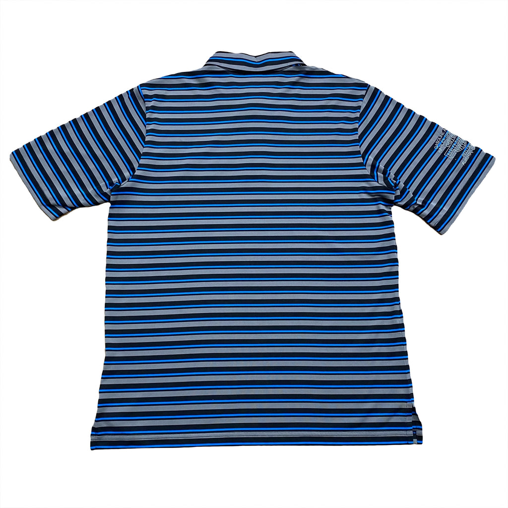 Harley Davidson Striped Golf Shirt Large