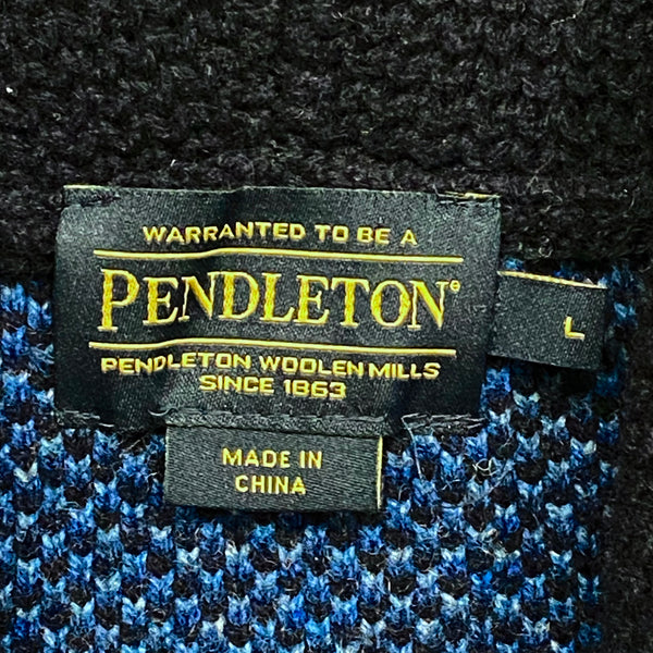 Pendleton Wool Aztec Button Up Cardigan Sweater Large