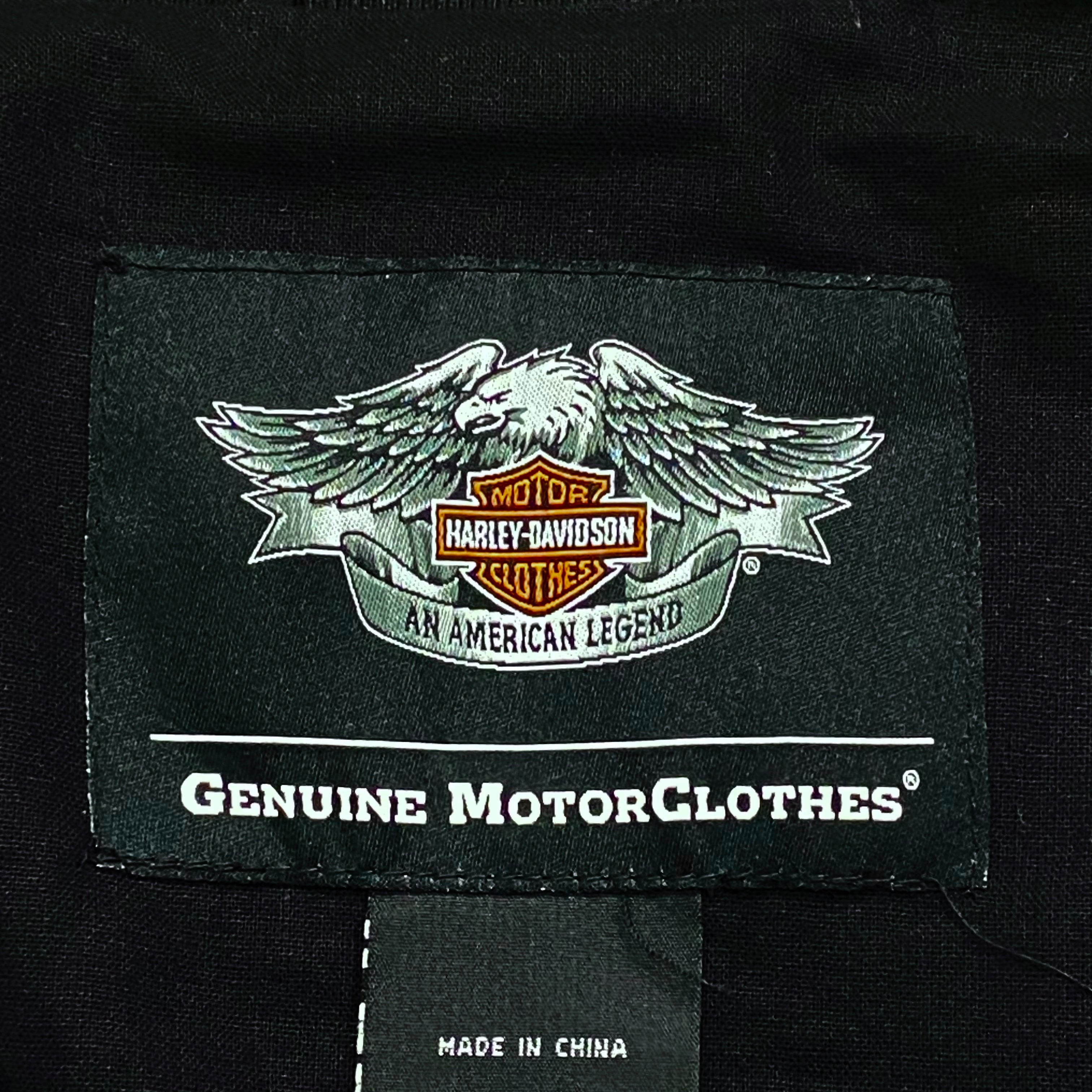 Harley Davidson Venture Black Nylon Lightweight Jacket 3XL