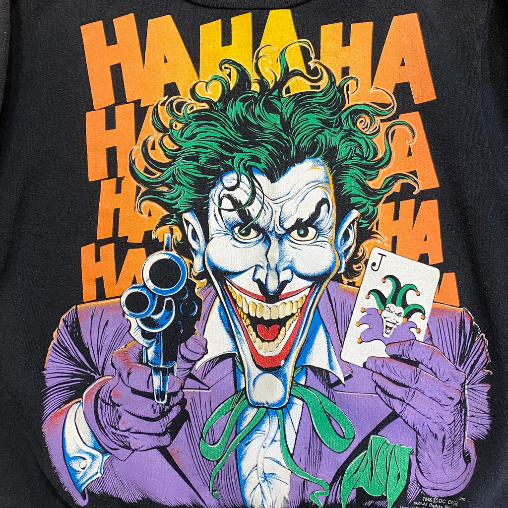 Vintage 1989 DC Comics Joker Sweatshirt Kids Small
