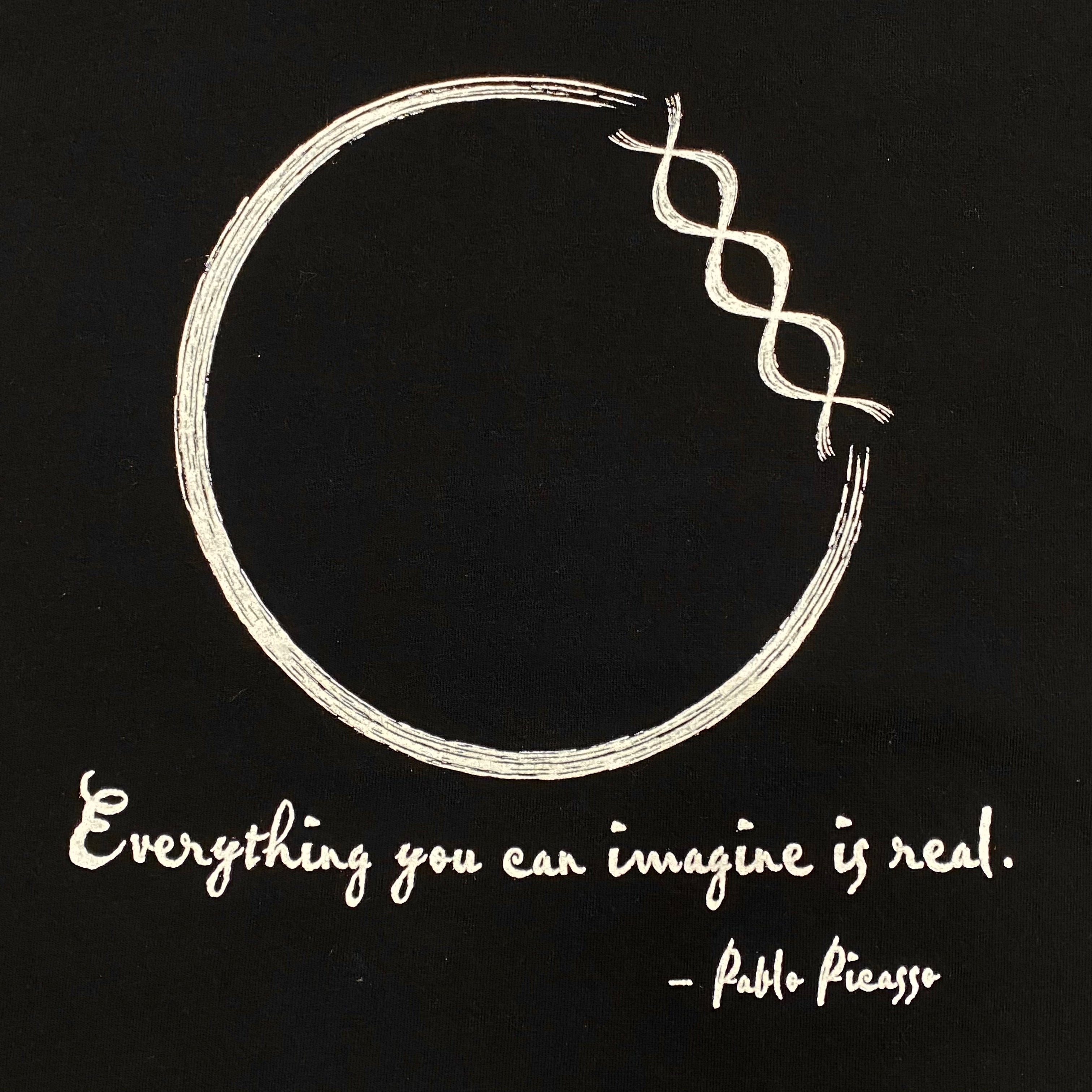Vintage Picasso Everything You Can Imagine Is Real T-Shirt Small