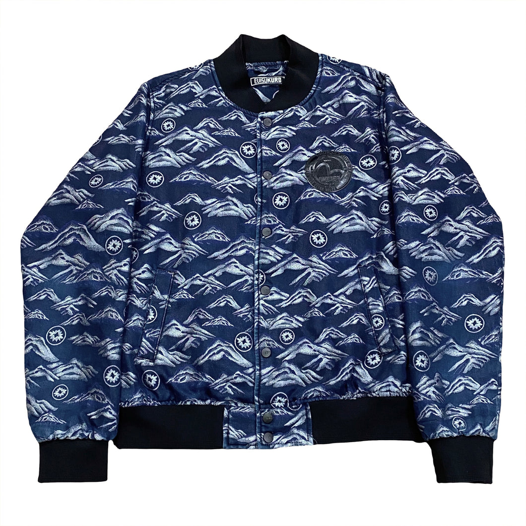 Evisu Kuro All Over Print Bomber Jacket Large