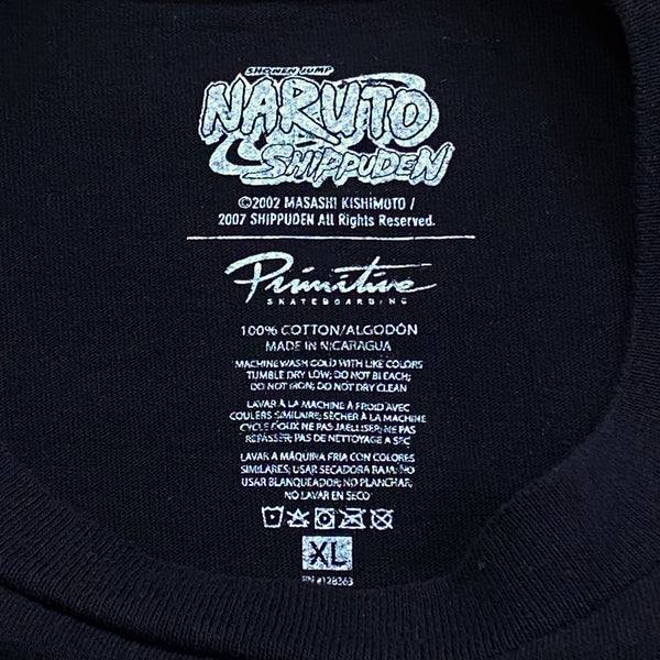 Primitive x Naruto Shippuden 2007 Akatsuki - Kasame - Itachi T-Shirt XL