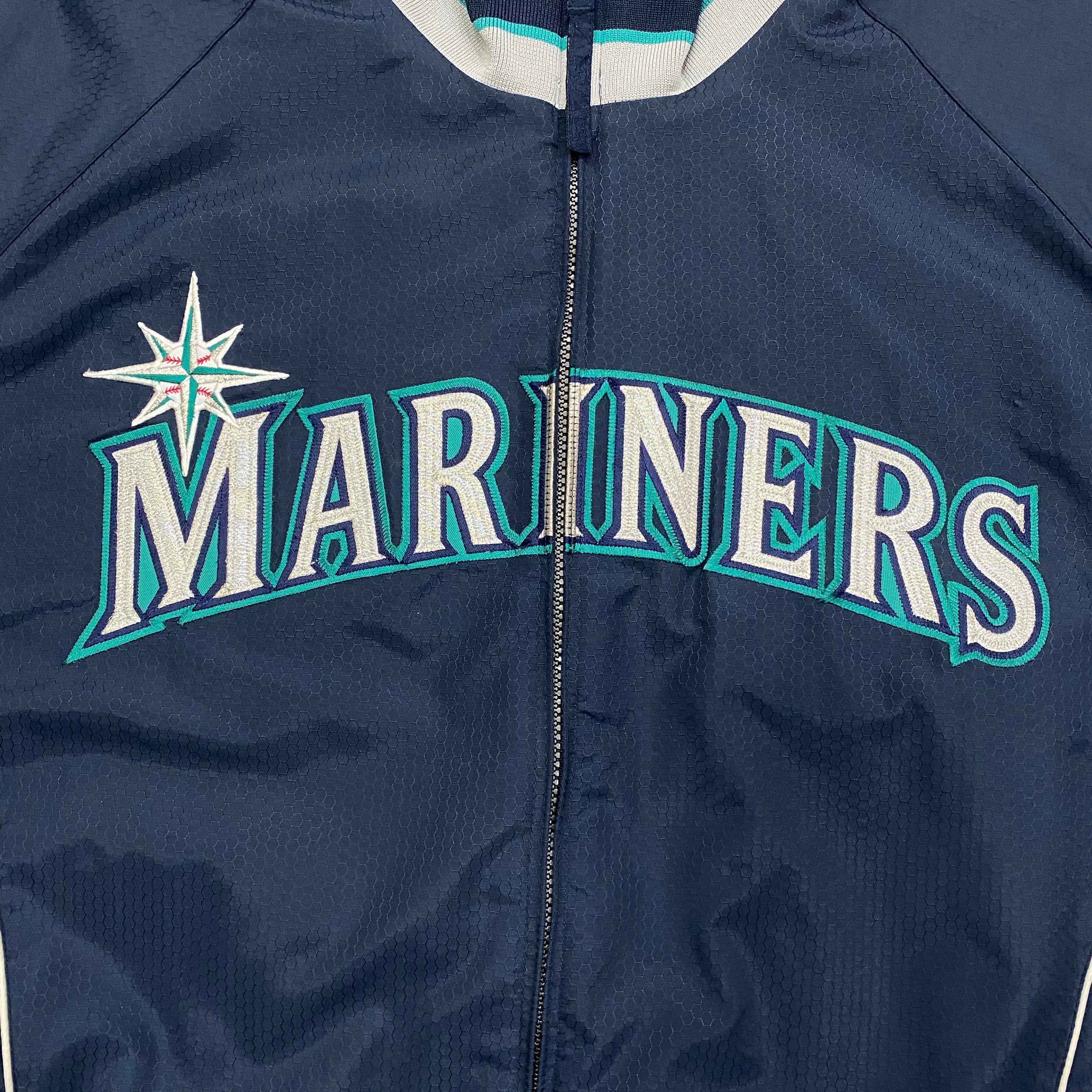 Vintage Majestic MLB Seattle Mariners 9/11 2001 Season Authentic Jacket Men’s XL