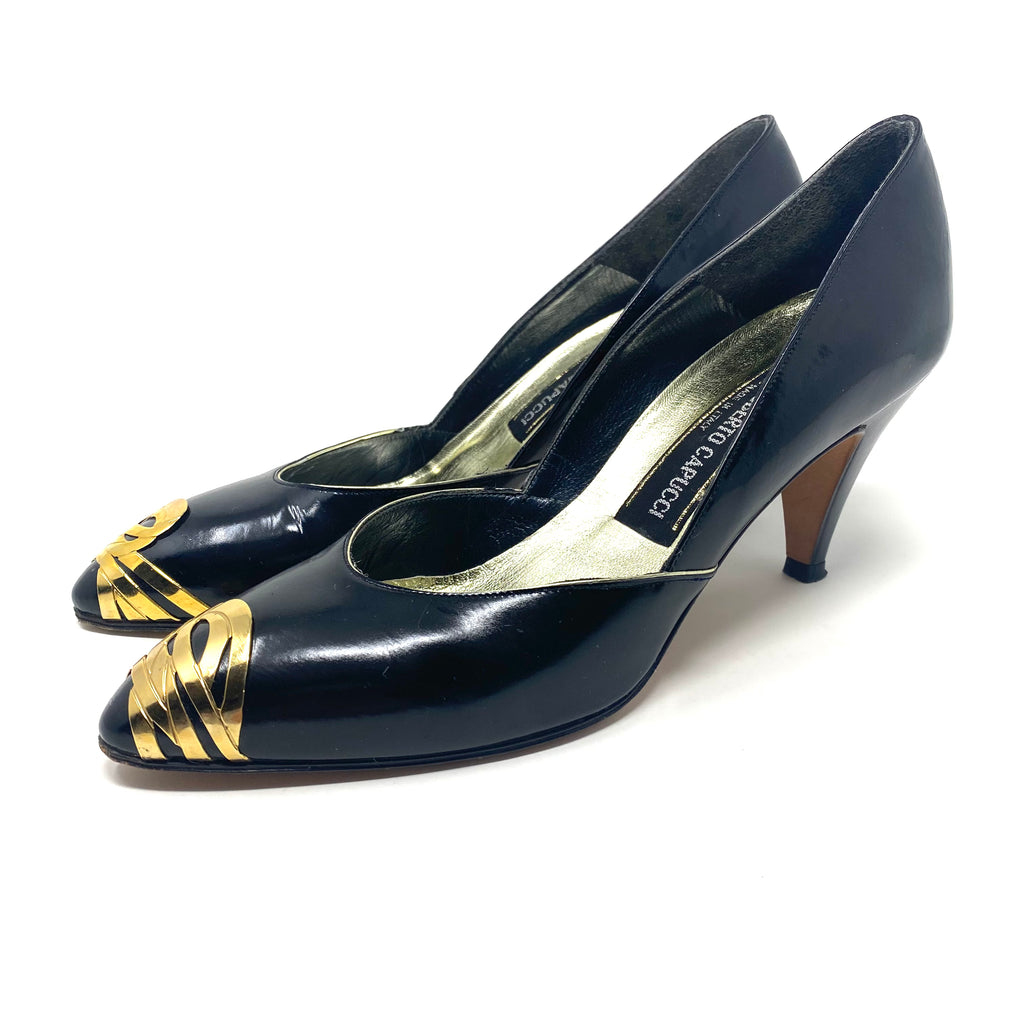 Roberto Capucci Labelle Leather High Heels Women’s 6.5 With Box