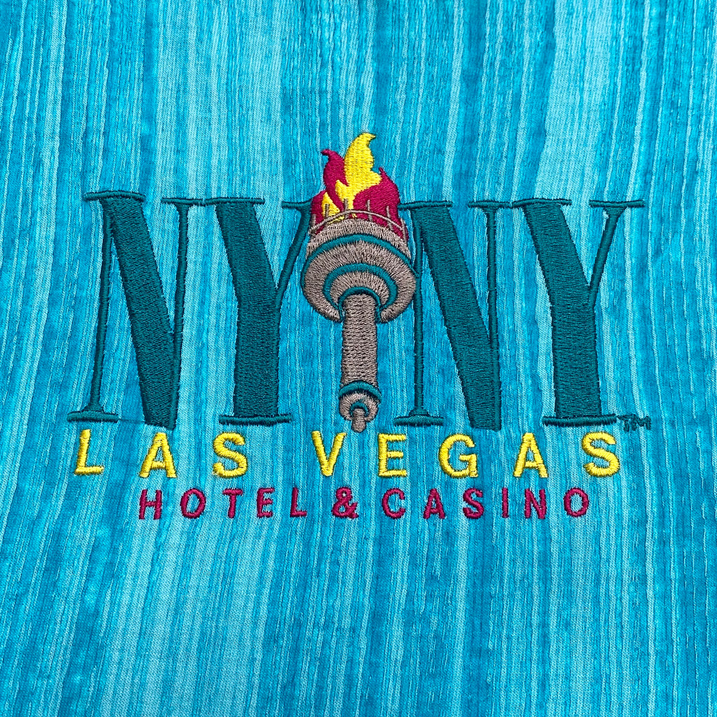 Vintage New York New York Hotel & Casino Las Vegas Embroidered T-Shirt Adult Medium