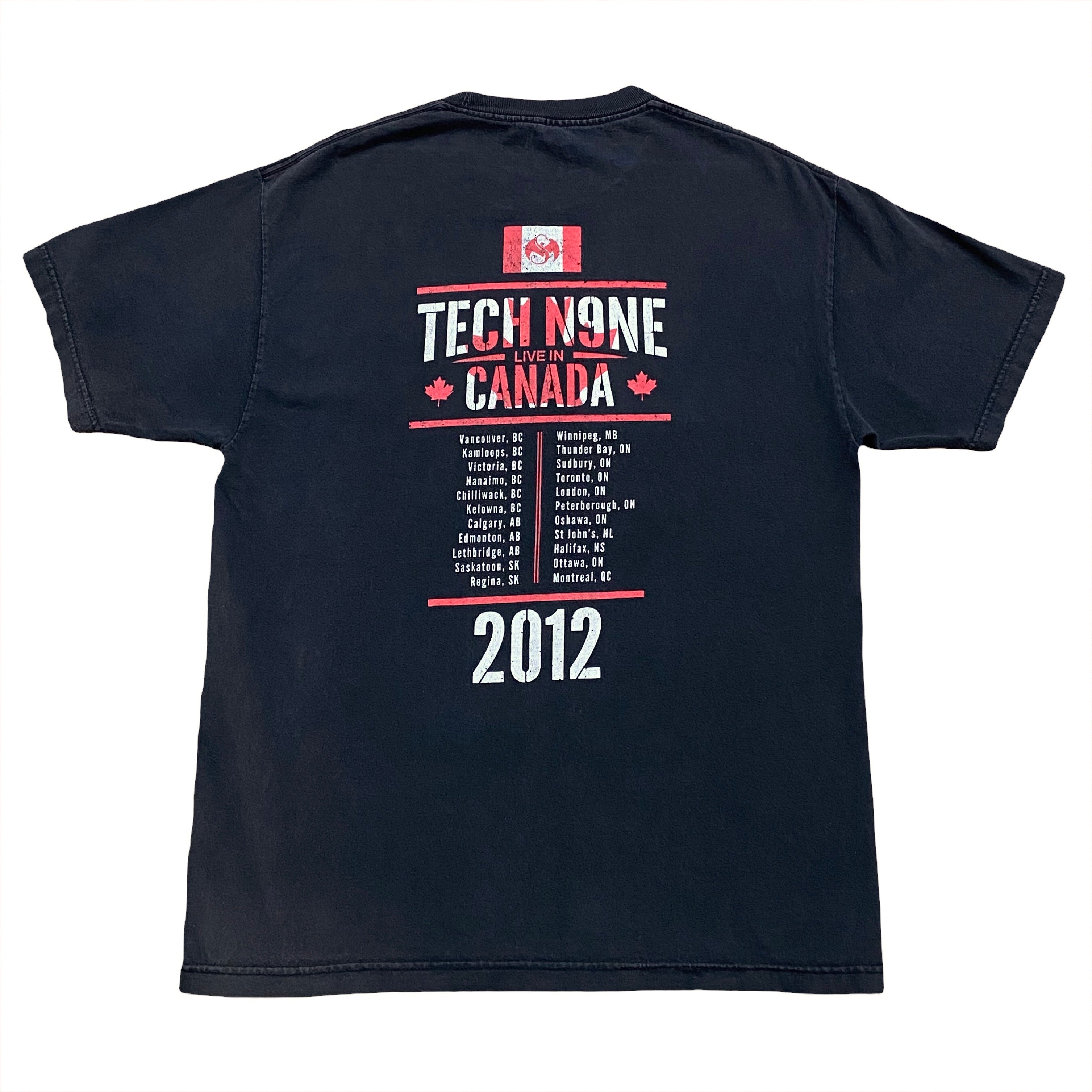 Tech N9ne Live In Canada 2012 T-Shirt Large