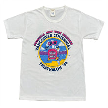 Load image into Gallery viewer, Vintage 1986 Original New York Seltzer Vancouver Centennial Triathlon T-Shirt Men’s Small
