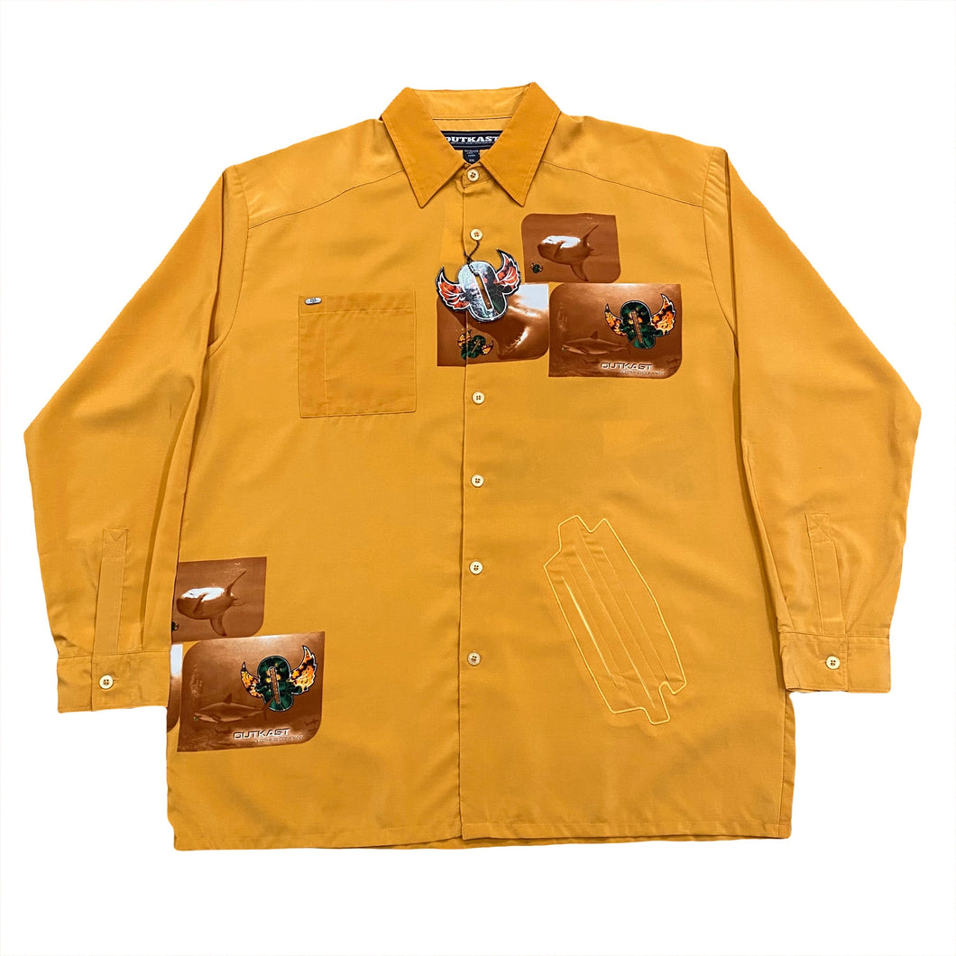 Vintage Y2K Outkast Clothing Billy Ocean Button Up Shirt Men’s 2XL