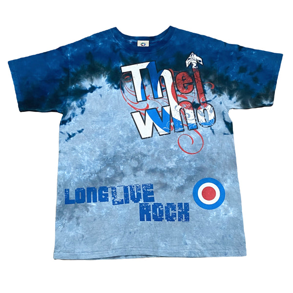 Liquid Blue 2007 The Who Long Live Rock Tie-Dye T-Shirt Large