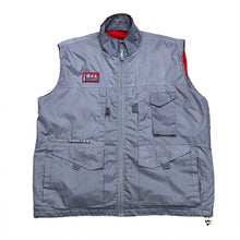 Load image into Gallery viewer, Vintage Mecca Revolution Evolution Nylon Fleece Lined Vest Men’s XL
