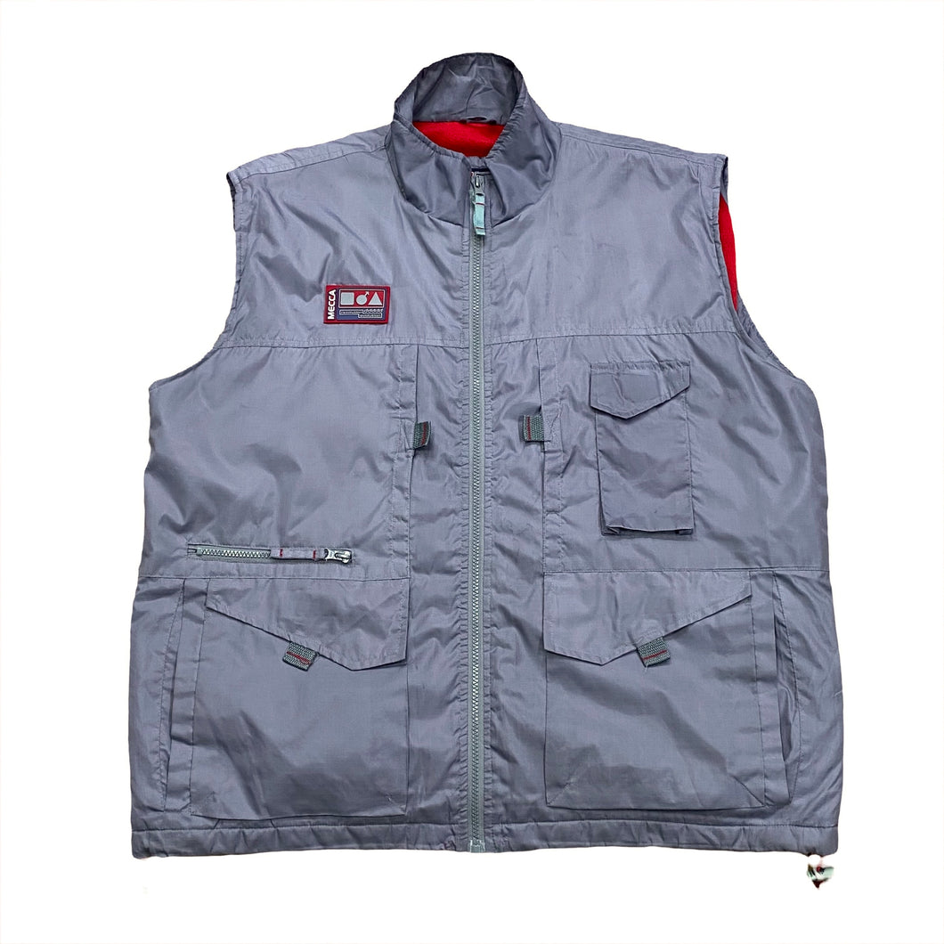 Vintage Mecca Revolution Evolution Nylon Fleece Lined Vest Men’s XL