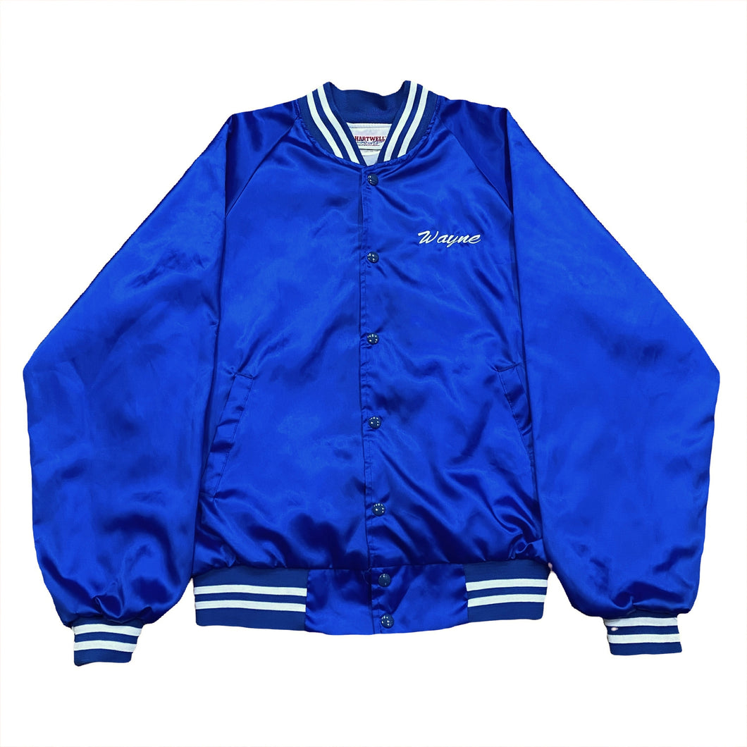 Vintage Hartwell Sports Fraternal Order Of Eagles Wayne Snap Satin Jacket Large