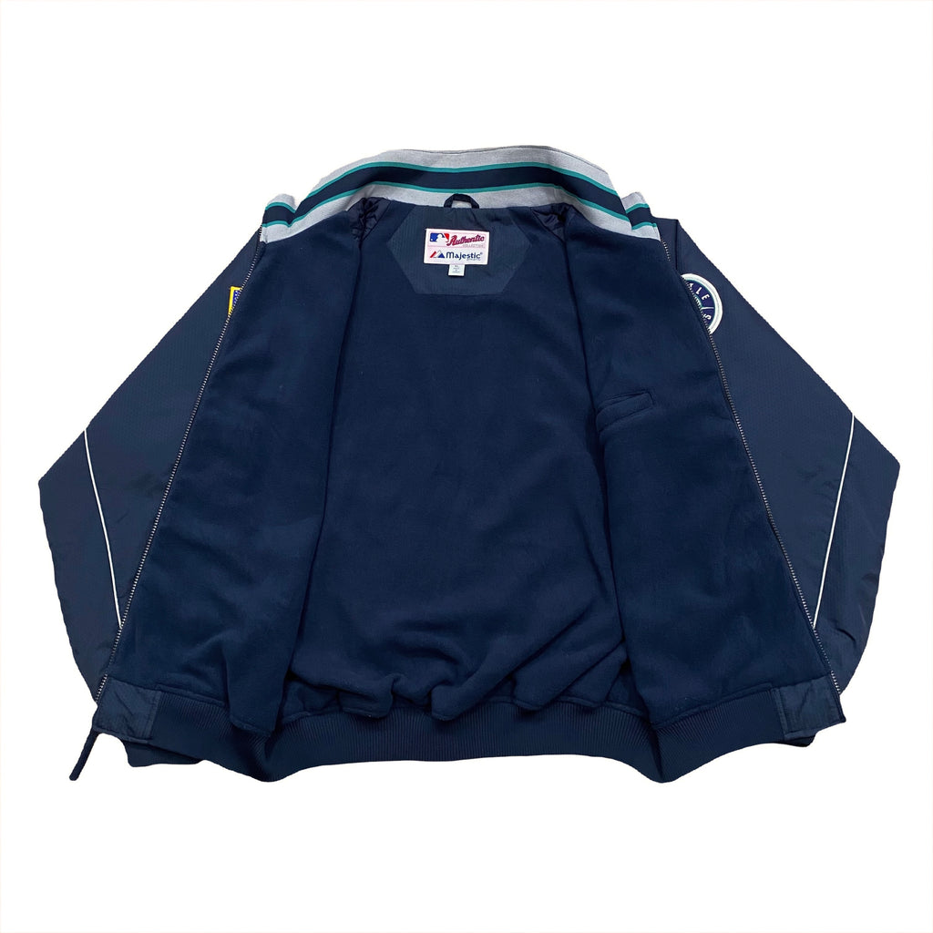 Vintage Majestic MLB Seattle Mariners 9/11 2001 Season Authentic Jacket Men’s XL