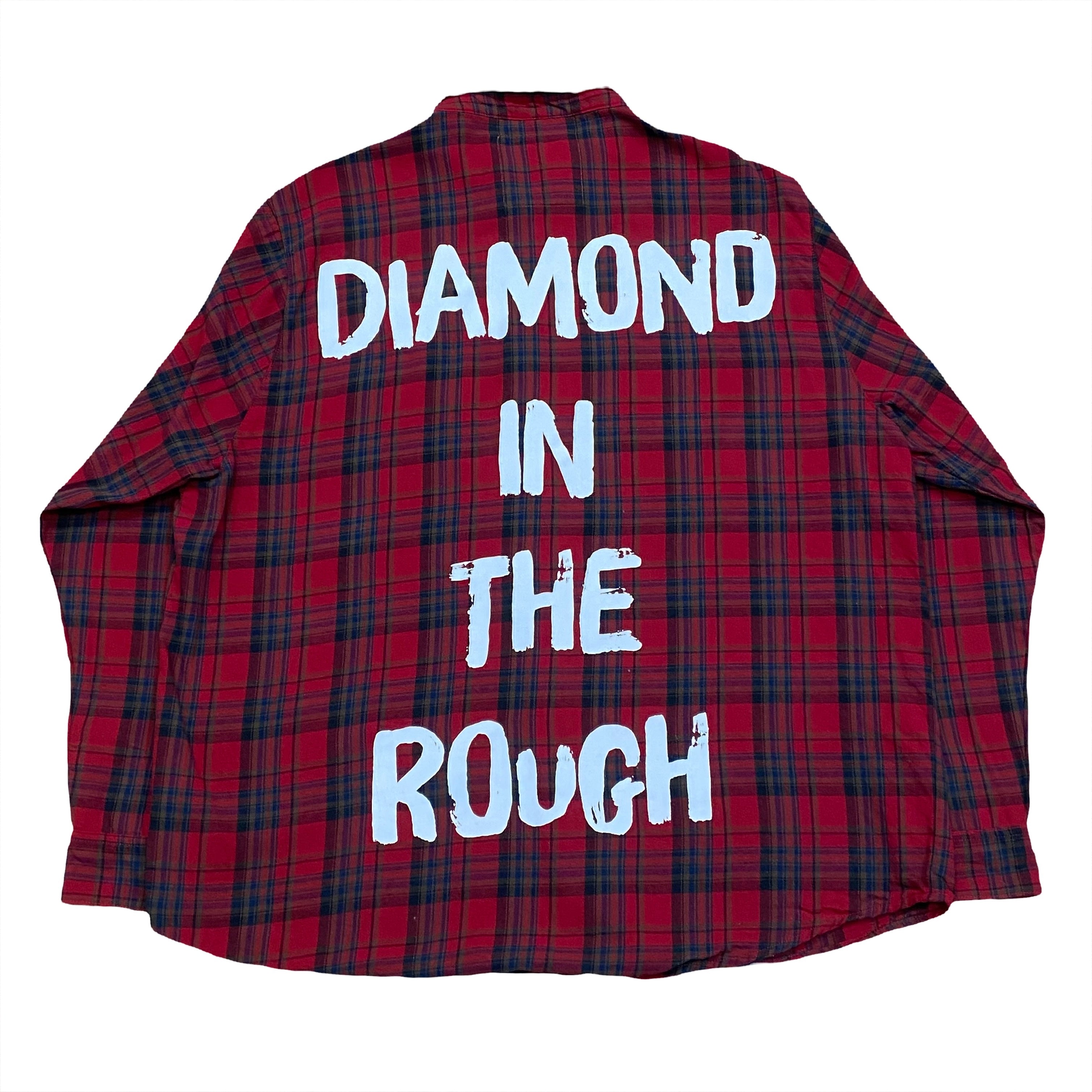 Cakeworthy Disney Aladdin Diamond In The Rough Tartan Plaid Flannel Shirt 2XL