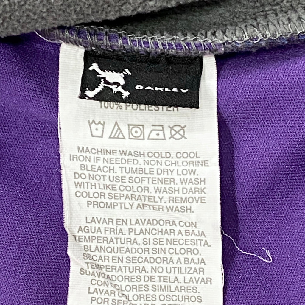 Oakley Fleece Lined Zip Up Hoodie Slim Fit Large