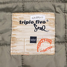 Load image into Gallery viewer, Triple Five Soul Sherpa &amp; Quilted Lined Distressed Zip Hoodie Medium
