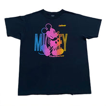 Load image into Gallery viewer, Vintage 90’s Walt Disney Mickey Mouse California Neon Puffy Print T-Shirt XL
