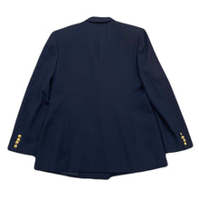 Load image into Gallery viewer, Vintage Lauren Ralph Lauren Navy Worsted Wool USA Crest Blazer Women’s 12
