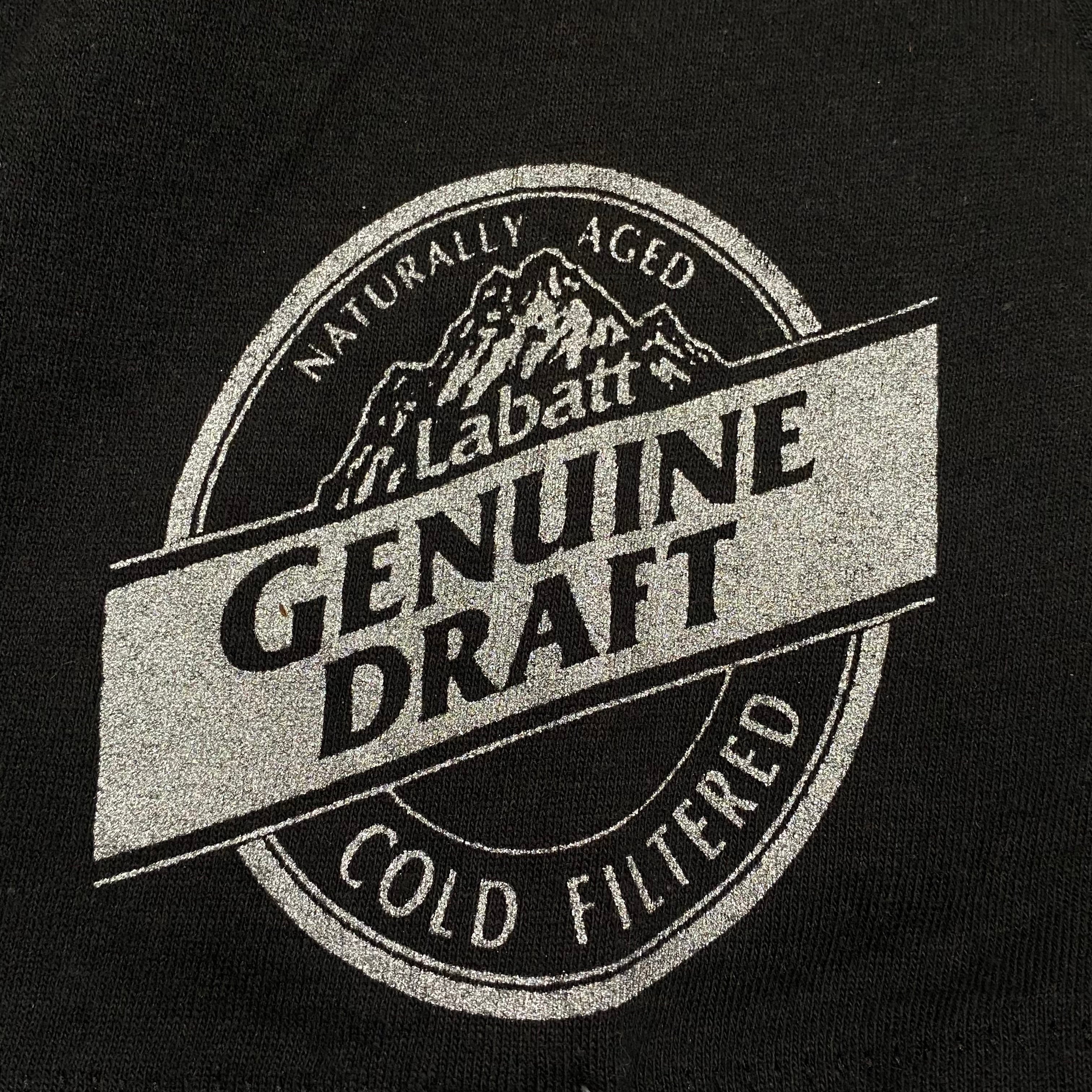Vintage 1992 Labatt Genuine Draft Beer T-Shirt Men's Large