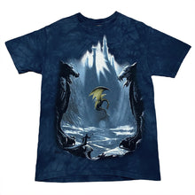 Load image into Gallery viewer, Vintage 2002 The Mountain Dragon &amp; Wizard Fantasy T-Shirt Men’s Medium
