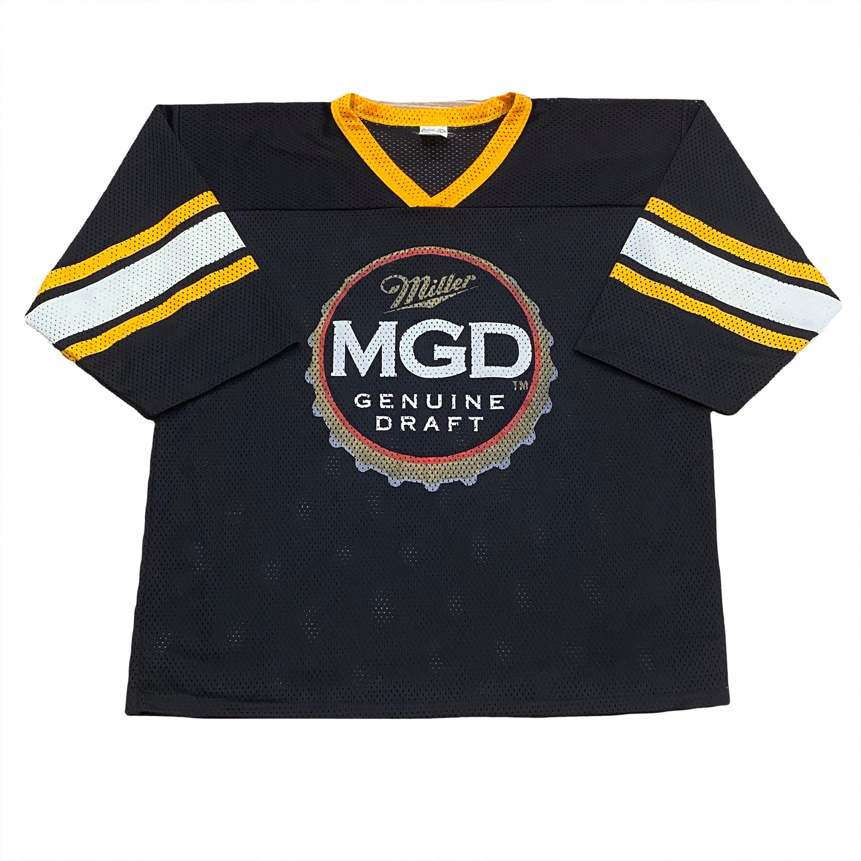 Vintage Miller Genuine Draft MGD Beer Football Jersey XL