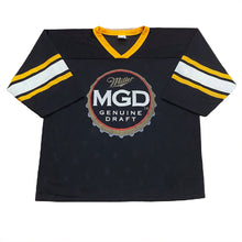 Load image into Gallery viewer, Vintage Miller Genuine Draft MGD Beer Football Jersey XL
