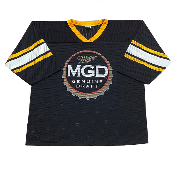 Vintage Miller Genuine Draft MGD Beer Football Jersey XL