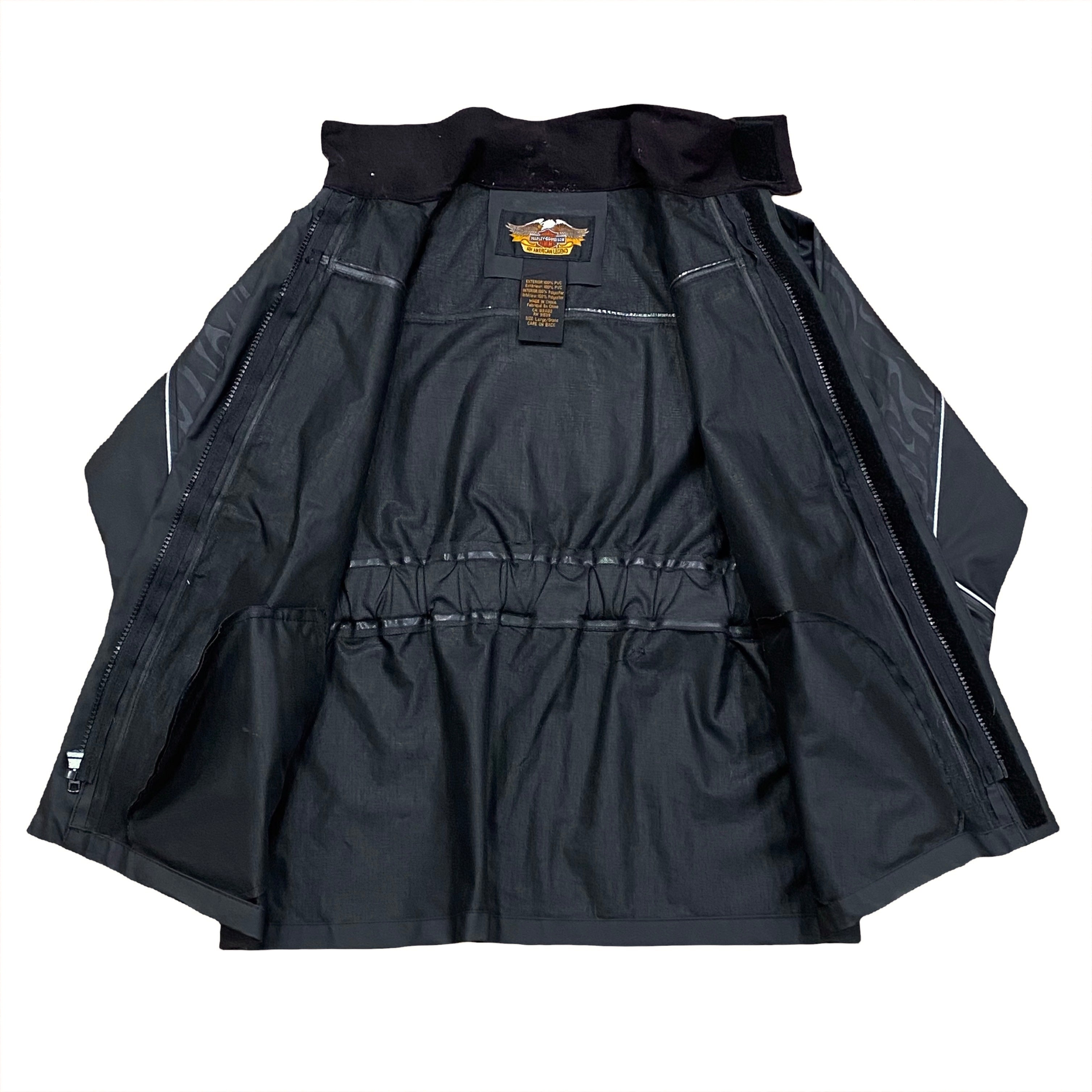 Harley Davidson 3M Reflective Rain Jacket Kids Large