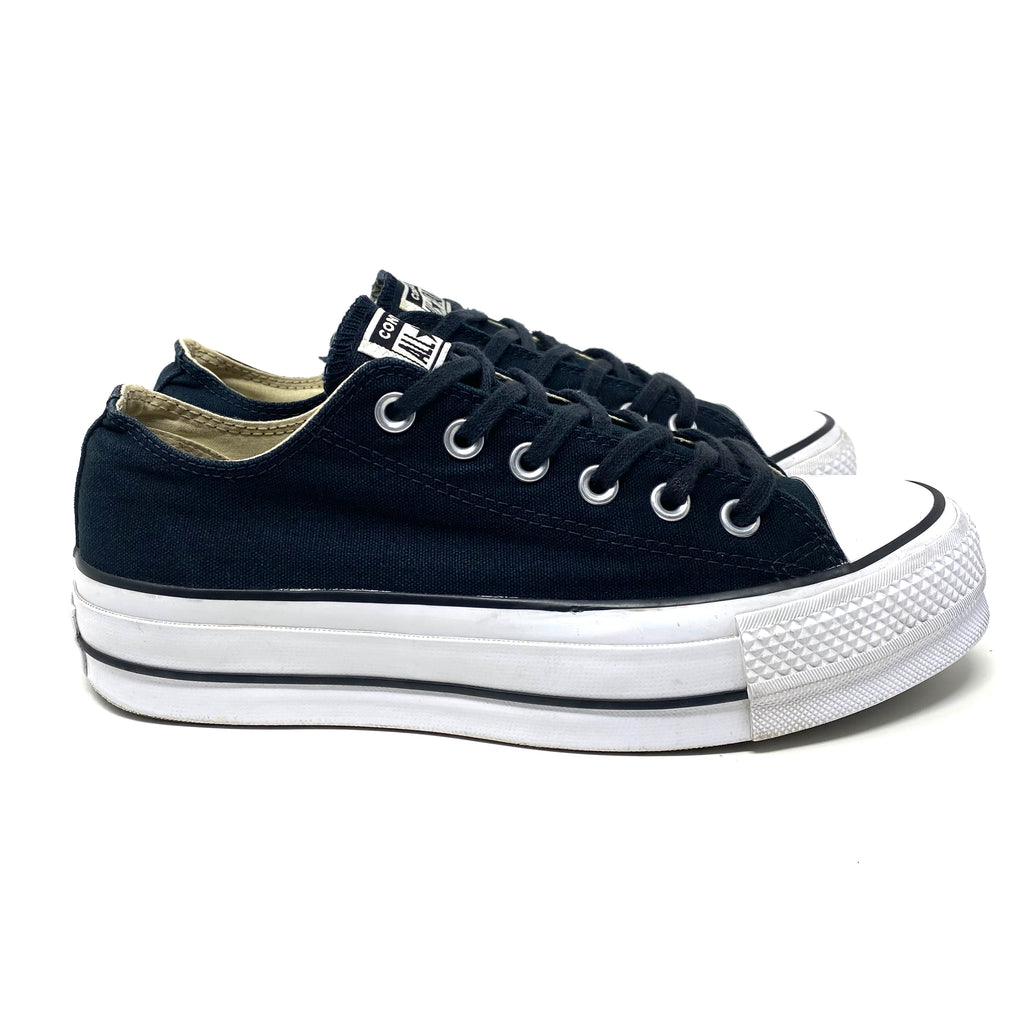 Converse Chuck Taylor All Star Lift 560250C Black Low Top Sneakers Women’s 8 US