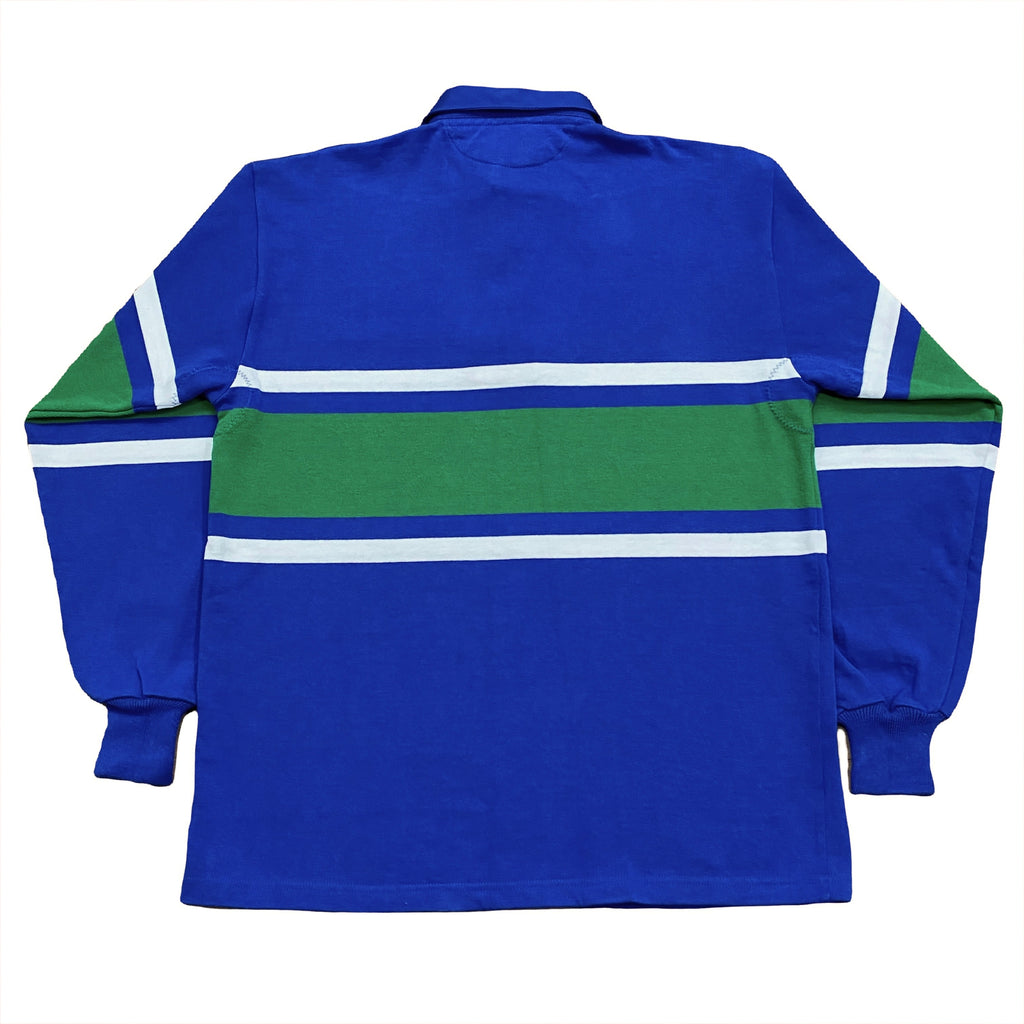Vintage Barbarian Vancouver Canucks Canuck Place Rugby Polo Shirt XL