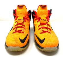 Load image into Gallery viewer, Nike LeBron 12 XII GS Laser Orange Witness 685181-830 Basketball Sneakers 7Y
