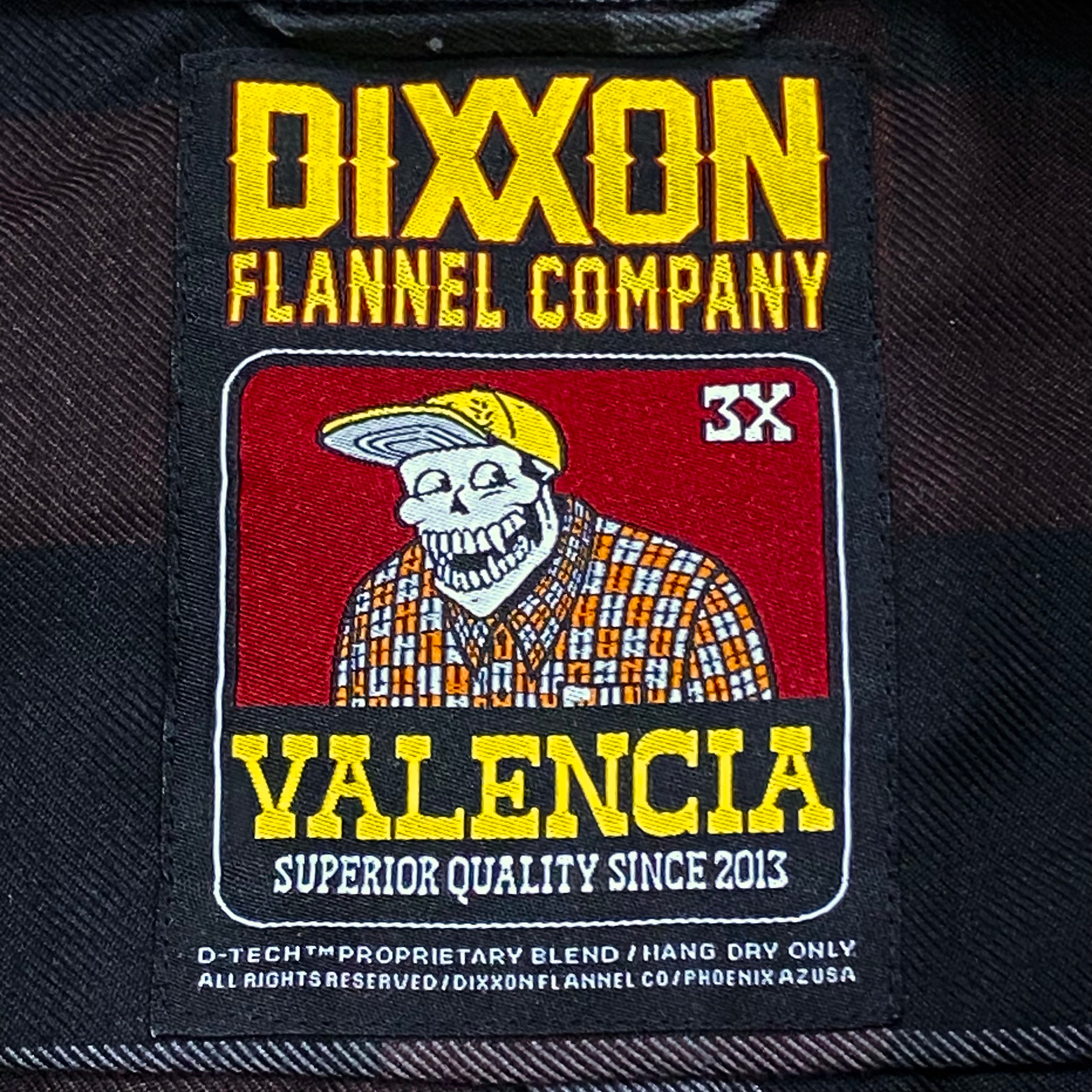 Dixxon Flannel Valencia Plaid Long Sleeve Button Up Shirt 3XL (NWOT)