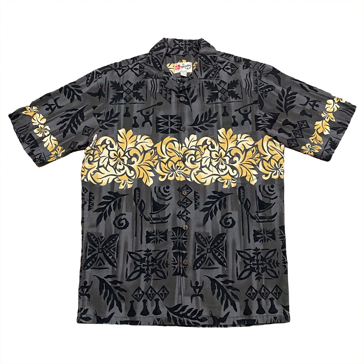 Vintage Hilo Hattie Hawaiian Shirt Men’s Medium
