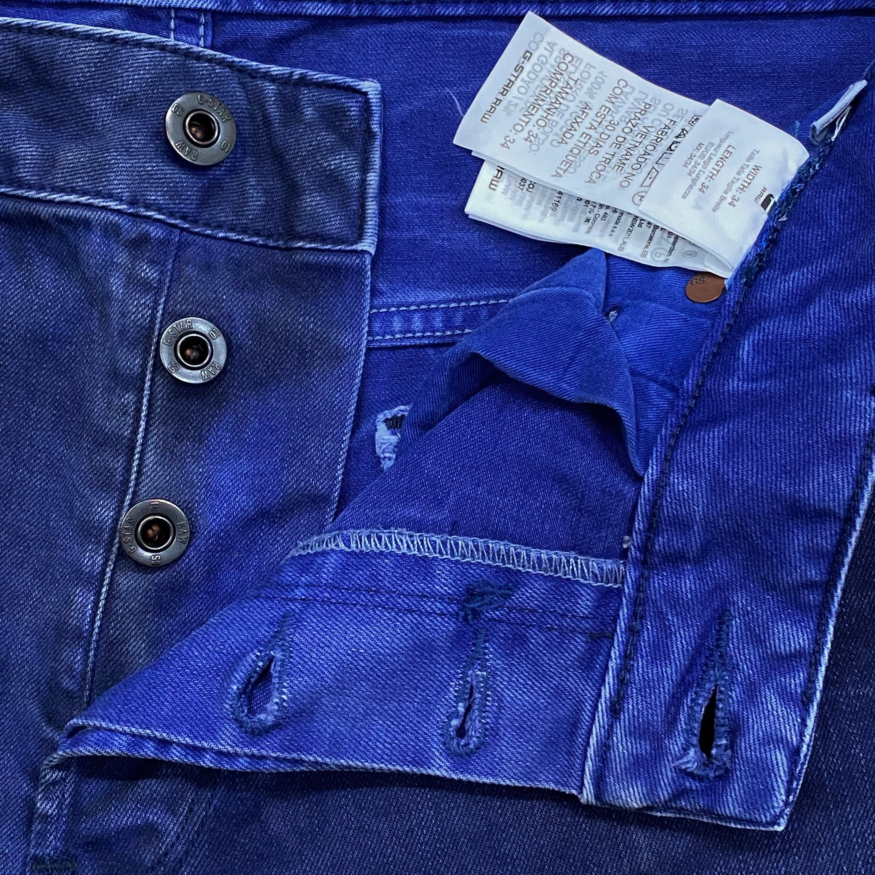 G-Star Raw Arc 3D Slim Coj Blue Jeans 34 x 34 (37 x 32)