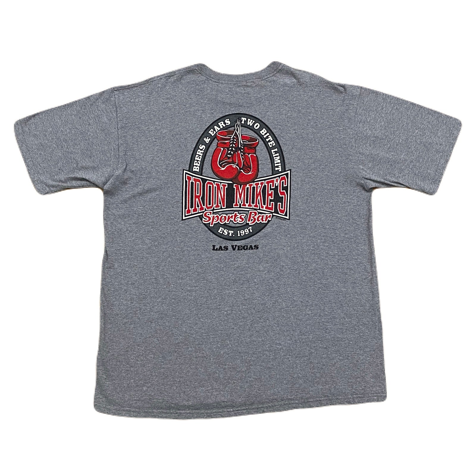 Vintage Iron Mike’s Sports Bar Las Vegas Mike Tyson Boxing T-Shirt Men’s XL