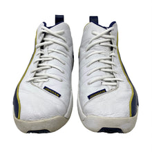 Load image into Gallery viewer, Vintage 1999 Jordan Team Blue Gold White Sneakers 13
