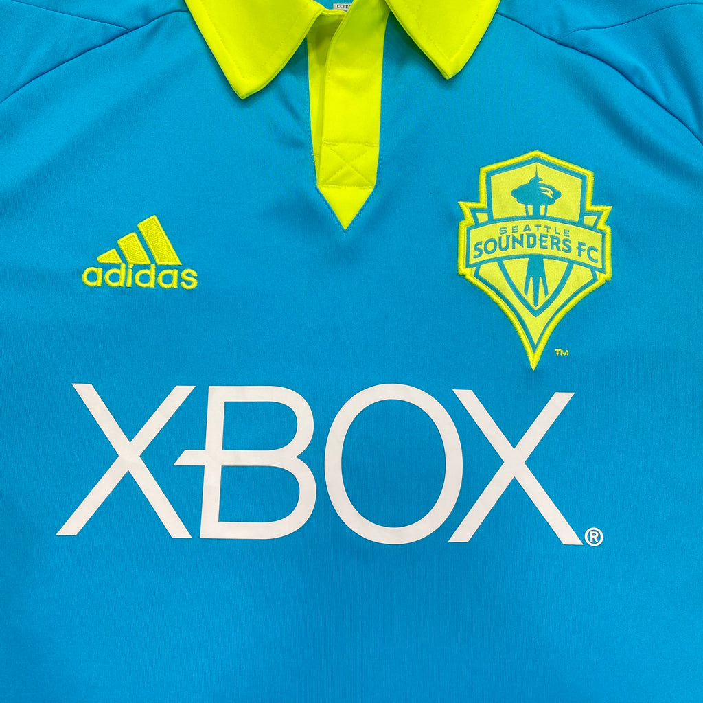 Adidas Seattle Sounders FC Cyan 2012/13 MLS Third 3rd Soccer Jersey Men’s Small