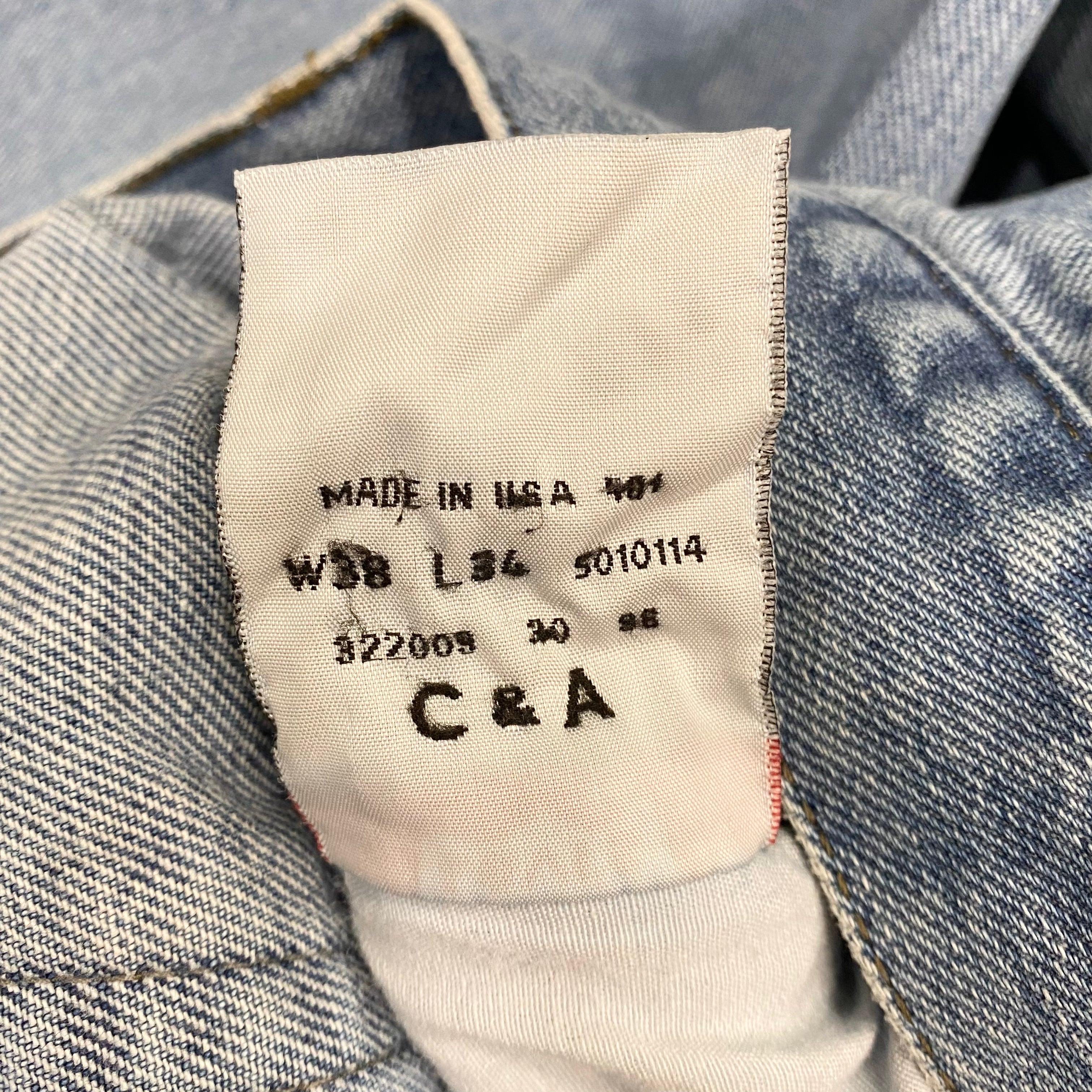 Levi’s 501 XX Light Wash Jeans USA 38 x 34