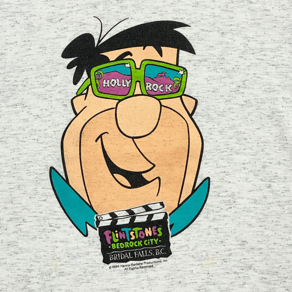 Vintage 1994 Flintstones Bedrock City T-Shirt Youth Medium