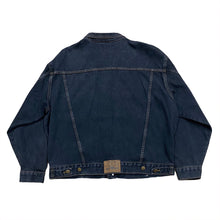 Load image into Gallery viewer, Vintage Guess USA Black Denim Jacket Men’s Large
